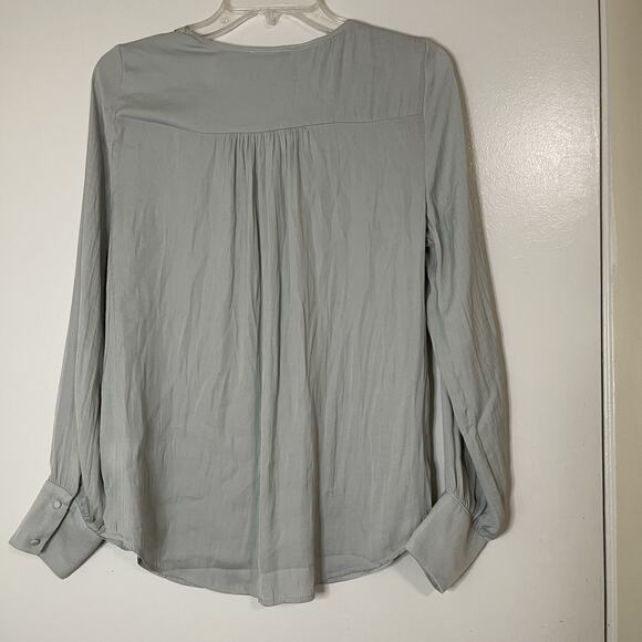 NWOT ANTHROPOLOGIE MAISON d’AMELIE BLOUSE LIGHT SAGE GREEN SIZE SMALL - Picture 5 of 5